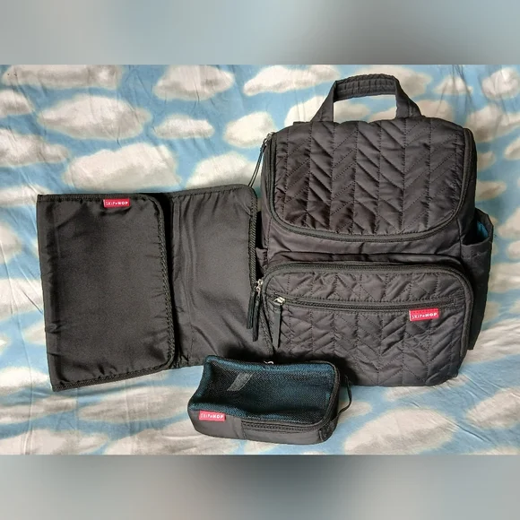 Skip Hop Quilted Backpack Black - Picture 15 of 16
